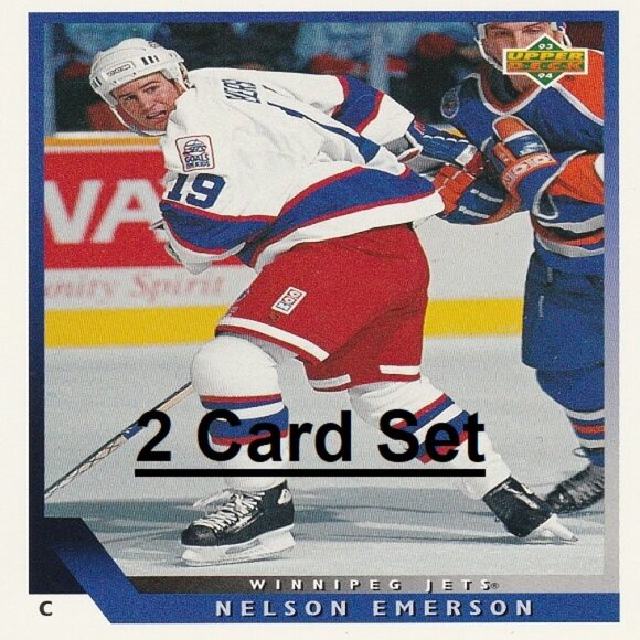 Nelson Emerson - Winnipeg Jets NHL Hockey Card Collection - Picture 1 of 3